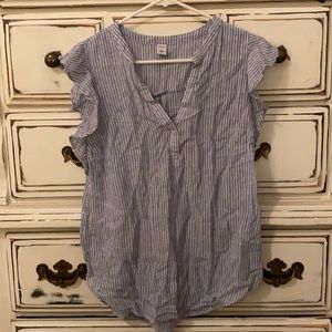 Blue-Striped Summer Shirt